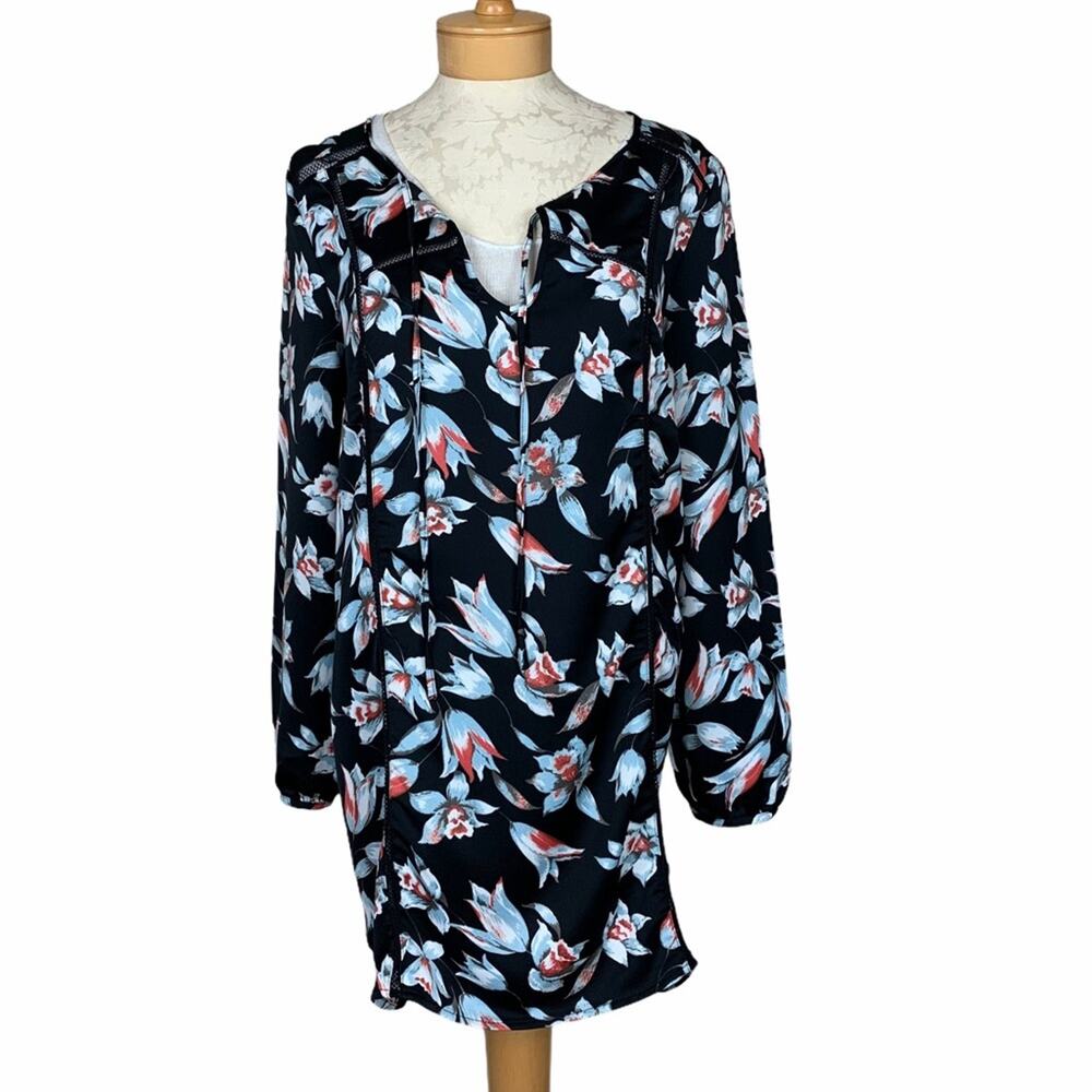 Minkpink Keep Blooming Dress Black Multi Size M